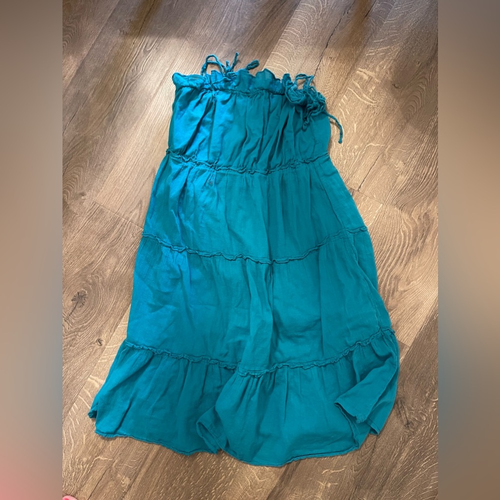 Old Navy teal sundress, Xl